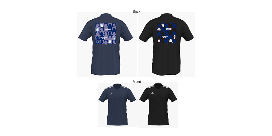 SPY×FAMILY Tシャツ2 サッカー日本代表ver.（黒／紺）
