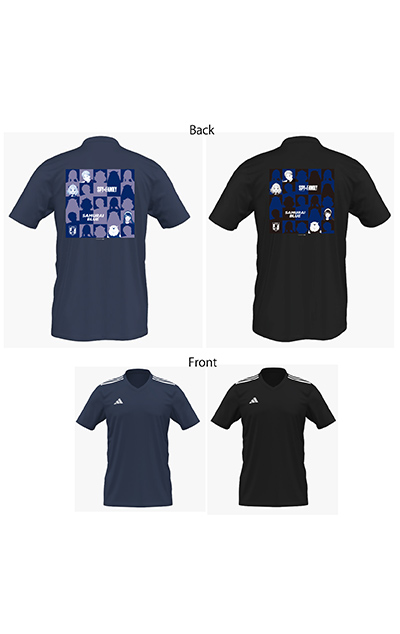 SPY×FAMILY Tシャツ2 サッカー日本代表ver.(黒/紺)