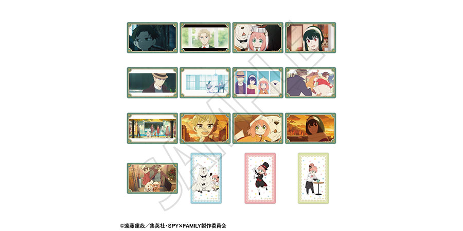 トレーディングクリアカード【全16種】